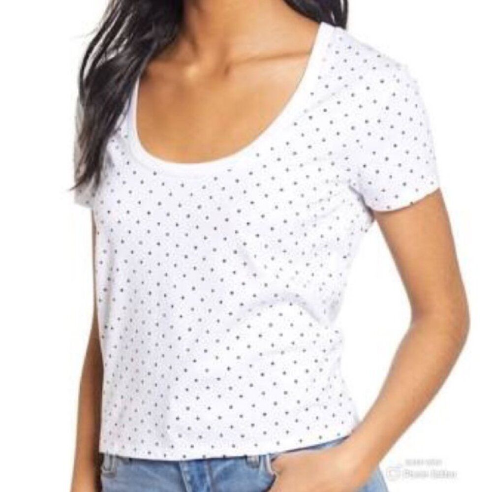NWOT BP Black n White Polka Dot T-shirt | Size M